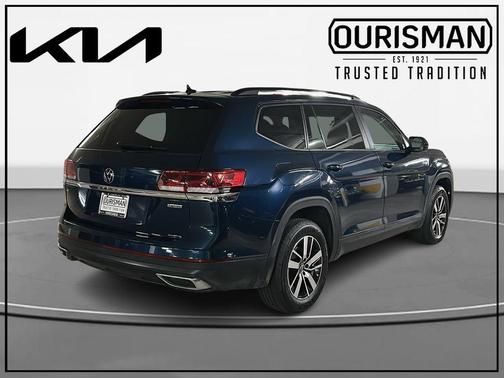 Tourmaline Blue Metallic 2022 Volkswagen Atlas 2.0T SE