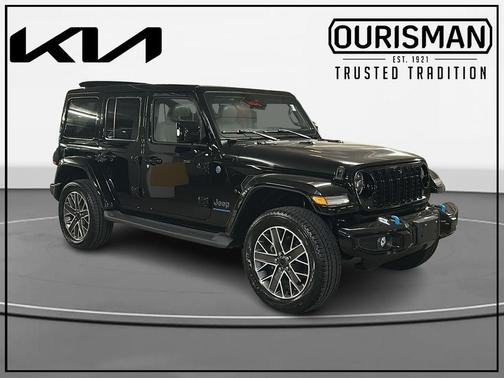 Black Clearcoat 2024 Jeep Wrangler 4xe High Altitude