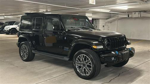 Black Clearcoat 2024 Jeep Wrangler 4xe High Altitude