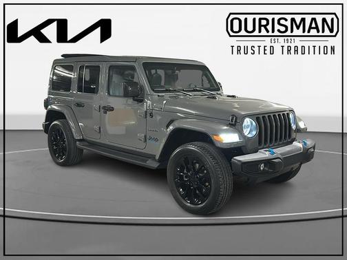 Sting Gray Clearcoat 2023 Jeep Wrangler 4xe Sahara
