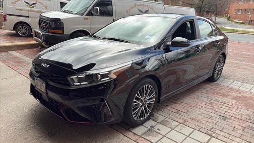 Aurora Black 2023 Kia Forte GT-Line