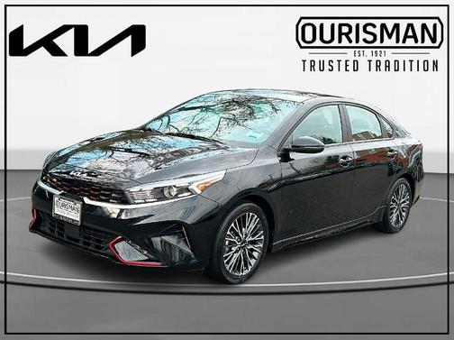 Aurora Black 2023 Kia Forte GT-Line