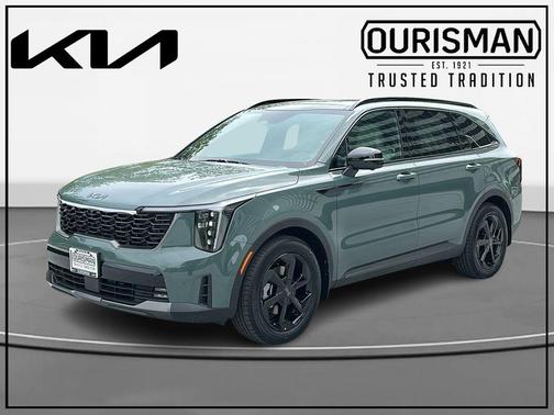 Green 2026 Kia Sorento Plug-In Hybrid X-LINE SX PRESTIGE