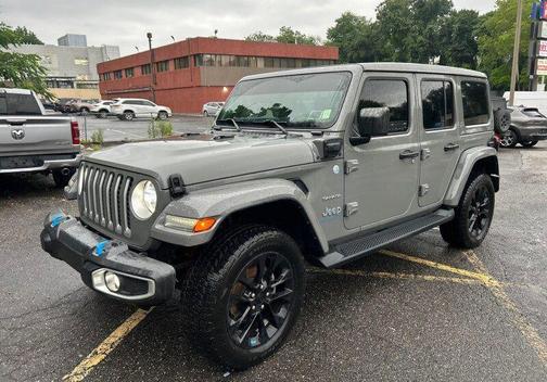 Sting Gray Clearcoat 2023 Jeep Wrangler 4xe Sahara