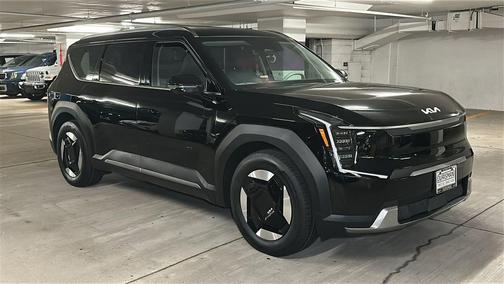 Aurora Black 2024 Kia EV9 Wind