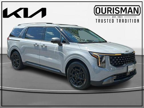 Ceramic White 2025 Kia Carnival Hybrid SX