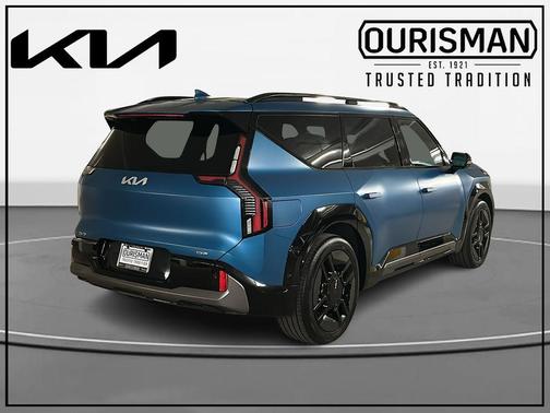 Ocean Blue 2024 Kia EV9 GT-Line