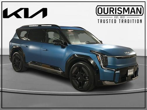 Ocean Blue 2024 Kia EV9 GT-Line