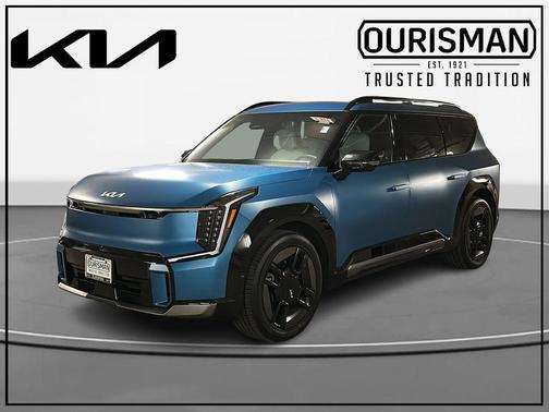 Ocean Blue 2024 Kia EV9 GT-Line