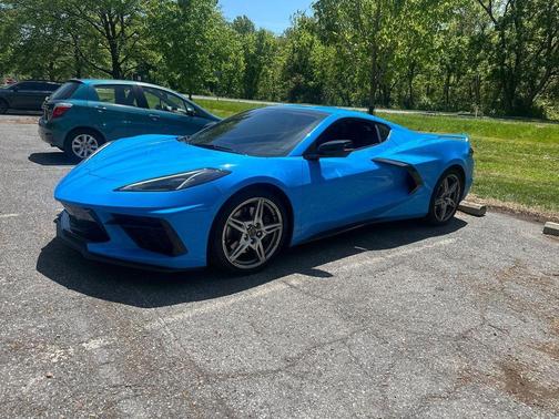 Blue 2020 Chevrolet Corvette Stingray w/1LT
