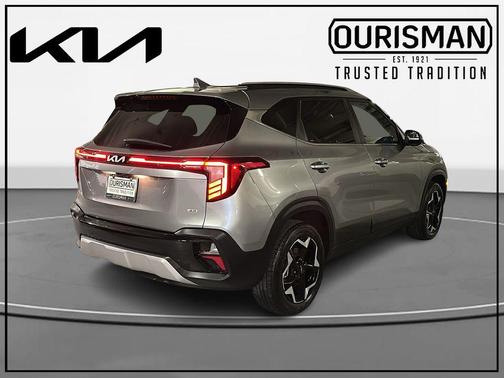 Steel Gray 2025 Kia Seltos EX