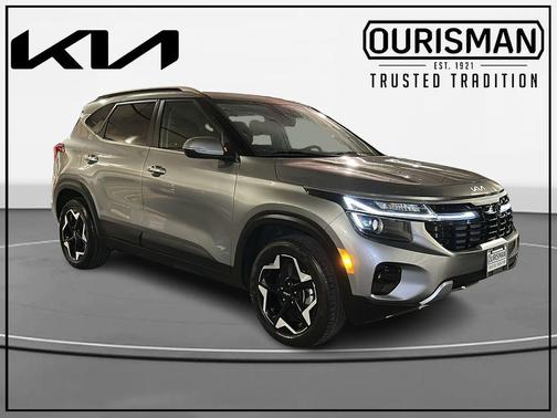 Steel Gray 2025 Kia Seltos EX
