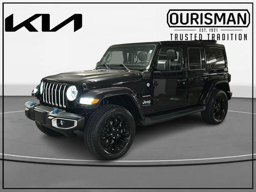 Black Clearcoat 2022 Jeep Wrangler Unlimited 4xe Sahara