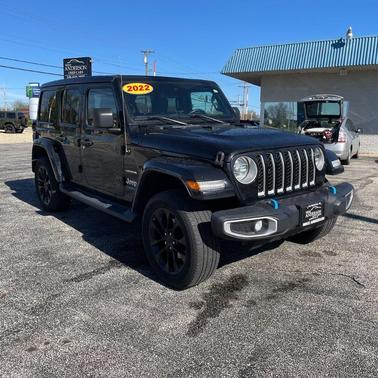 Black Clearcoat 2022 Jeep Wrangler Unlimited 4xe Sahara
