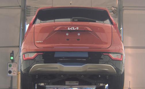 Fire Orange 2023 Kia Niro EV Wind