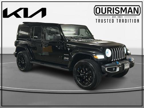 Black Clearcoat 2023 Jeep Wrangler 4xe Sahara