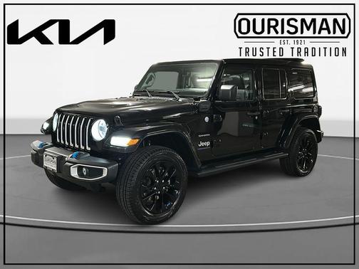 Black Clearcoat 2023 Jeep Wrangler 4xe Sahara