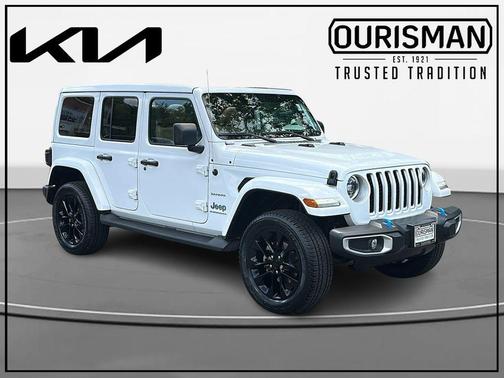 Bright White Clearcoat 2023 Jeep Wrangler 4xe Sahara
