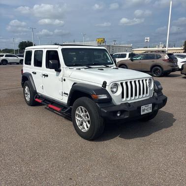 Bright White Clearcoat 2023 Jeep Wrangler Sport