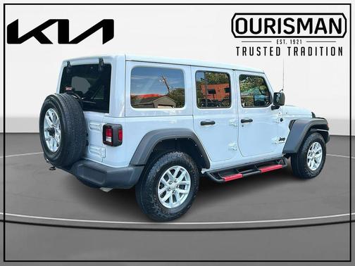 Bright White Clearcoat 2023 Jeep Wrangler Sport