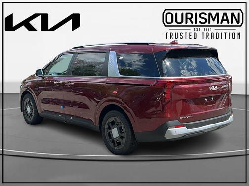 Red 2026 Kia Carnival Hybrid EX