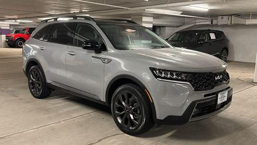Wolf Gray 2022 Kia Sorento X-Line EX