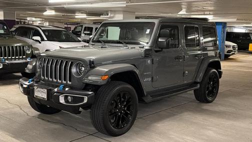 Gray Clearcoat 2023 Jeep Wrangler 4xe Sahara