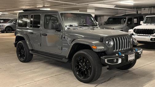 Gray Clearcoat 2023 Jeep Wrangler 4xe Sahara