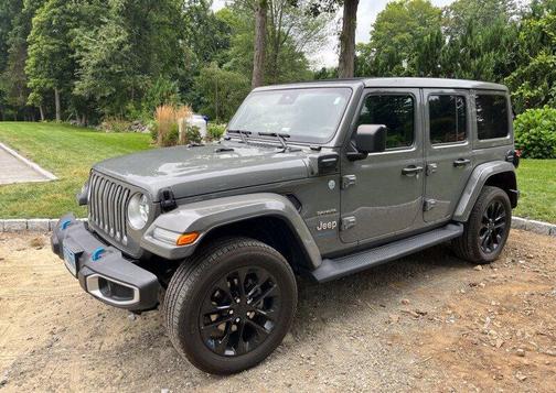 Gray Clearcoat 2023 Jeep Wrangler 4xe Sahara