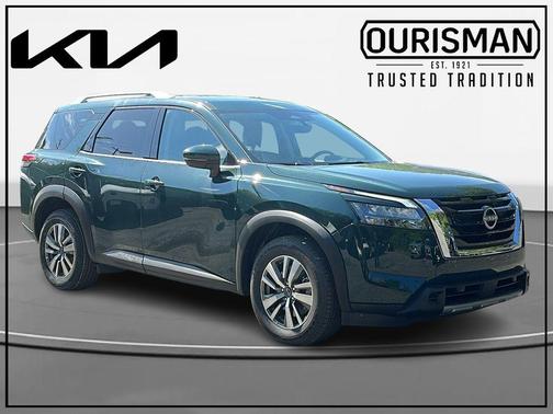 Obsidian Green Pearl 2025 Nissan Pathfinder SL