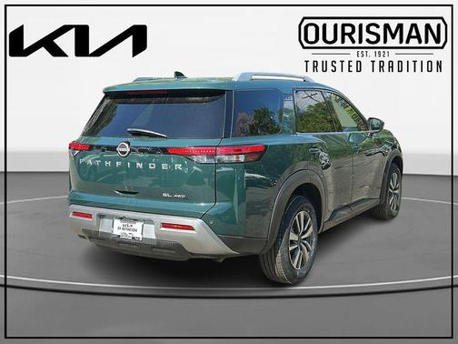 Obsidian Green Pearl 2025 Nissan Pathfinder SL