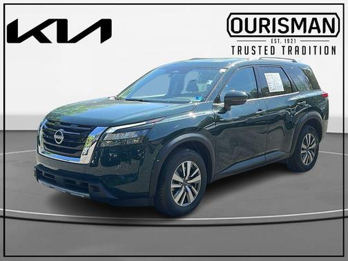 Obsidian Green Pearl 2025 Nissan Pathfinder SL