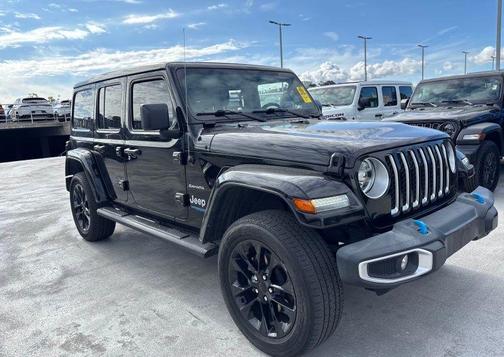 Black Clearcoat 2022 Jeep Wrangler Unlimited 4xe Sahara