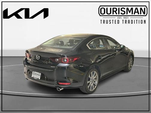 Jet Black Mica 2025 Mazda Mazda3 FWD w/Preferred Package