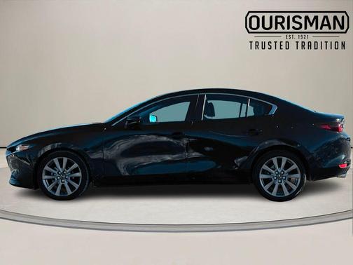 Jet Black Mica 2025 Mazda Mazda3 FWD w/Preferred Package