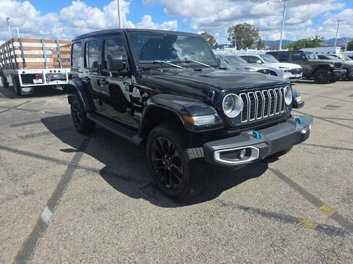 Black Clearcoat 2024 Jeep Wrangler 4xe Sahara