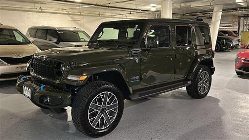 Sarge Green Clearcoat 2024 Jeep Wrangler 4xe High Altitude