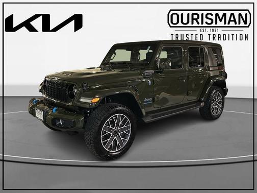 Sarge Green Clearcoat 2024 Jeep Wrangler 4xe High Altitude