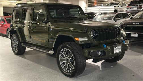 Sarge Green Clearcoat 2024 Jeep Wrangler 4xe High Altitude