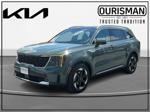 Green 2026 Kia Sorento Hybrid EX