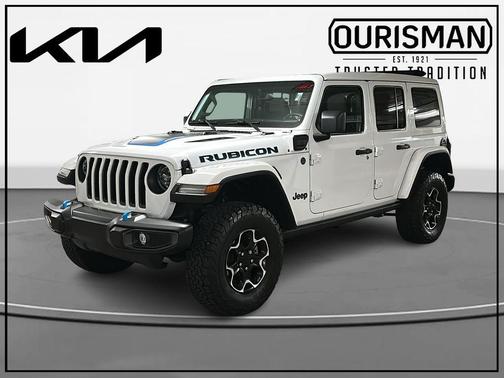 Bright White Clearcoat 2023 Jeep Wrangler 4xe Rubicon