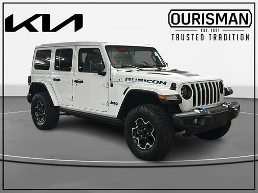 Bright White Clearcoat 2023 Jeep Wrangler 4xe Rubicon