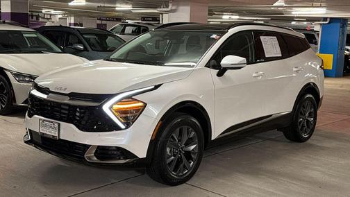 Snow White Pearl 2025 Kia Sportage Hybrid SX-Prestige