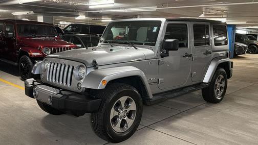 Billet Silver Metallic Clearcoat 2018 Jeep Wrangler JK Unlimited Sahara