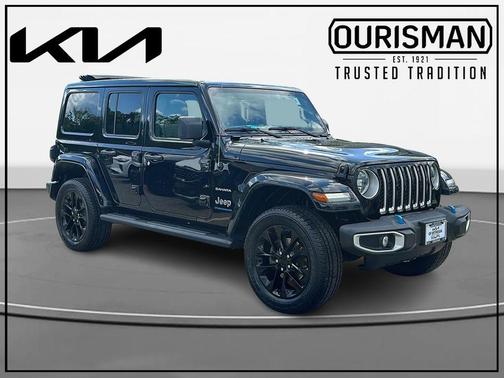 Black Clearcoat 2023 Jeep Wrangler 4xe Sahara