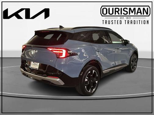Blue 2026 Kia Sportage Hybrid SX-Prestige