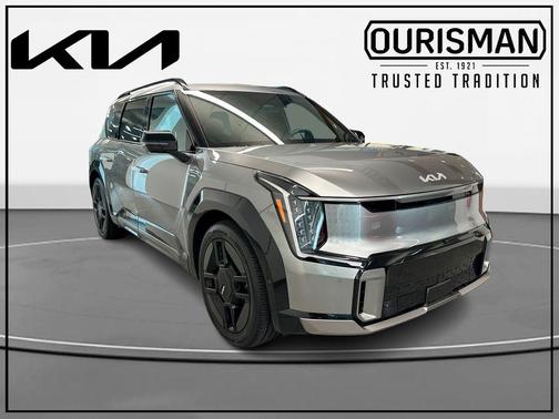 Pebble Gray 2024 Kia EV9 GT-Line