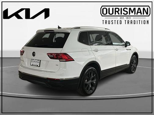 Pure White 2024 Volkswagen Tiguan 2.0T SE