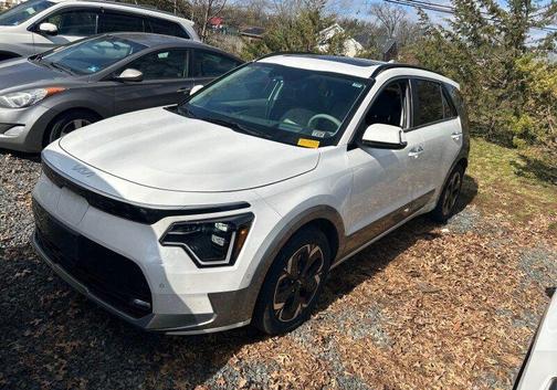 Snow White Pearl 2023 Kia Niro EV Wave