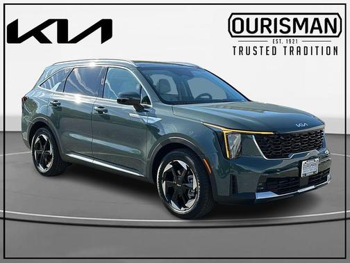 Green 2026 Kia Sorento Hybrid EX